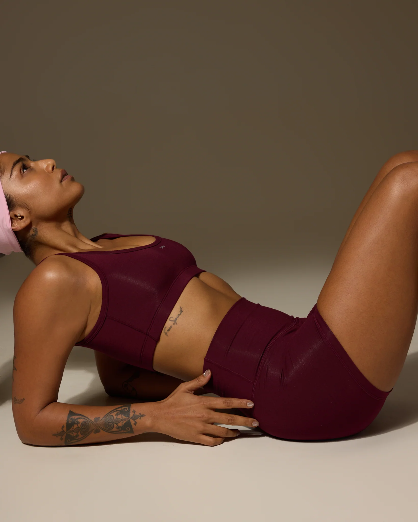 Aero Athletic Bra Deep Berry - Image 5