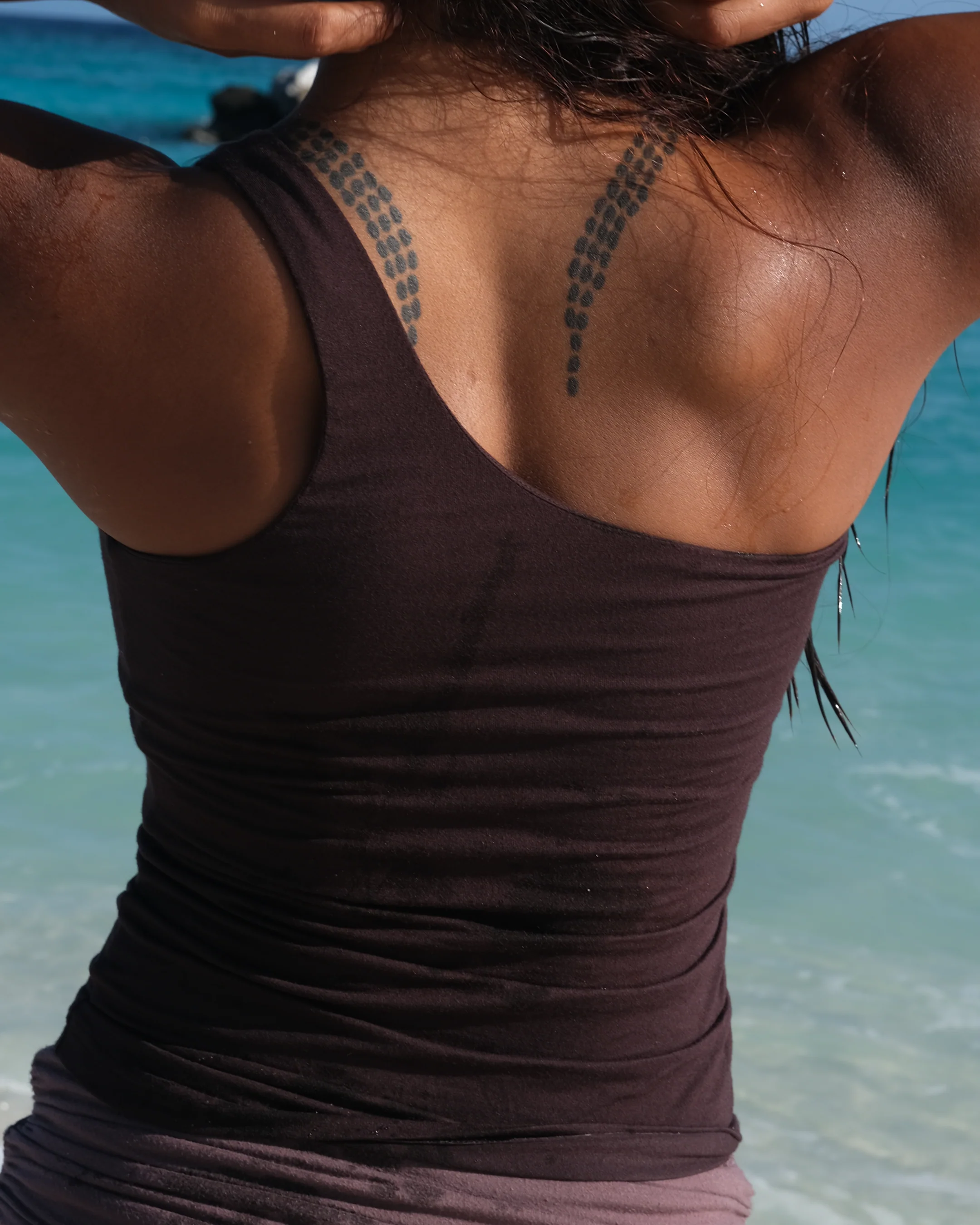 Aero One Shoulder Tank Espresso - Image 5