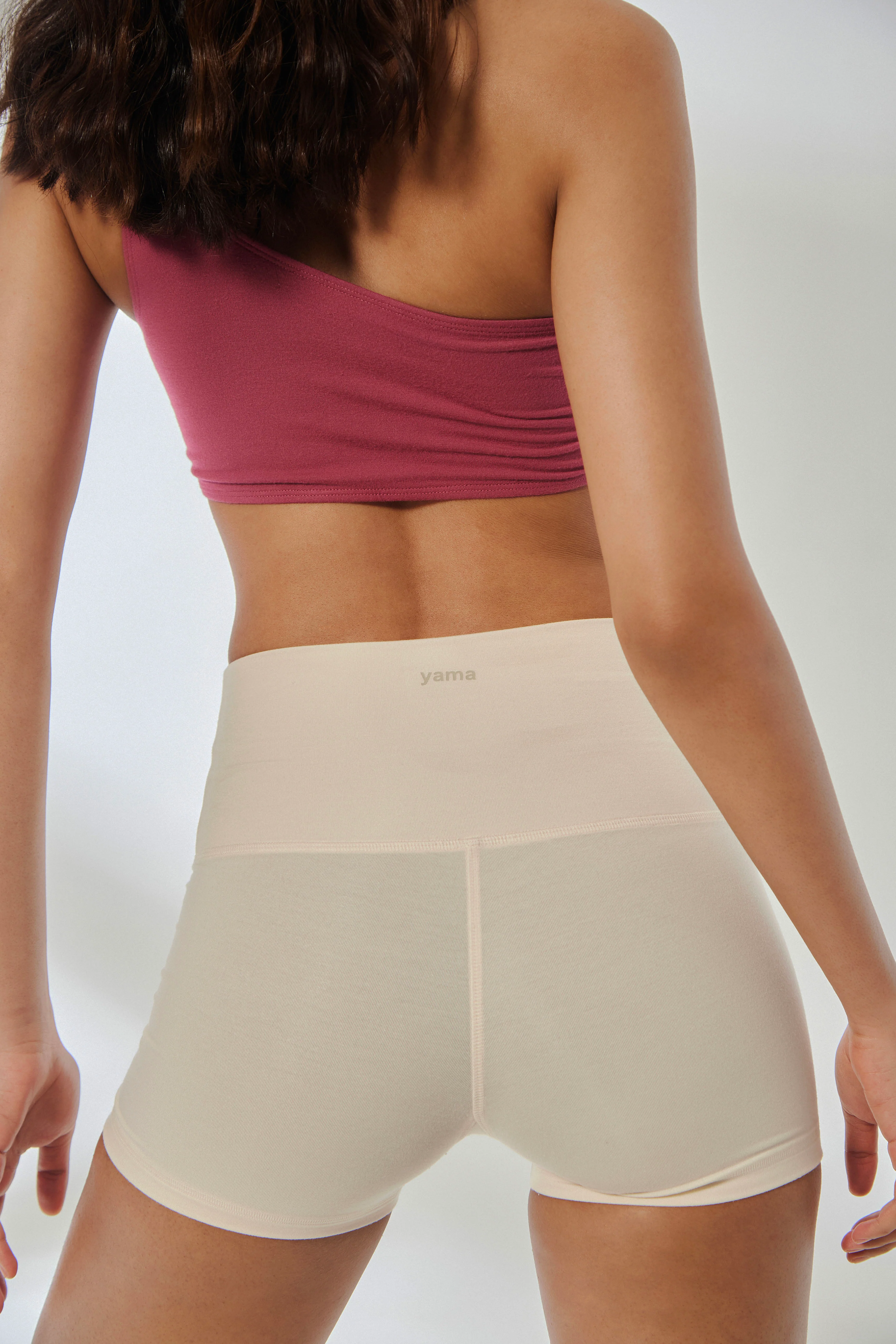 Aero One Shoulder Top Malaga Pink - Image 3