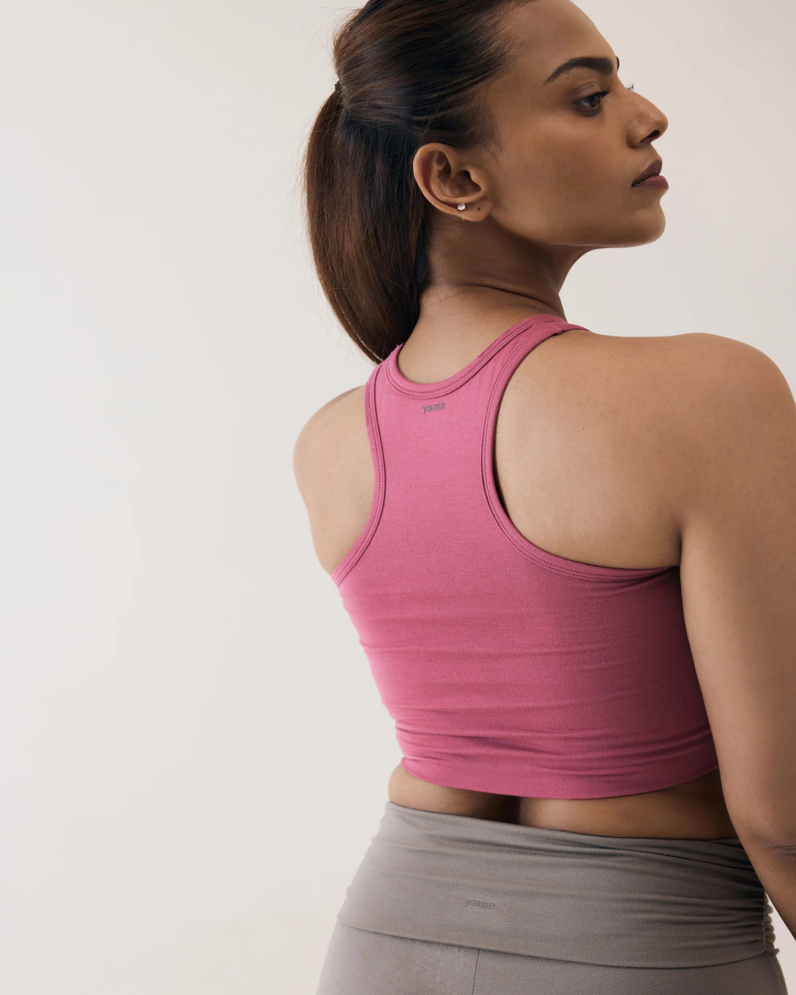 Aero Racer Cropped Top Malaga Pink - Image 3