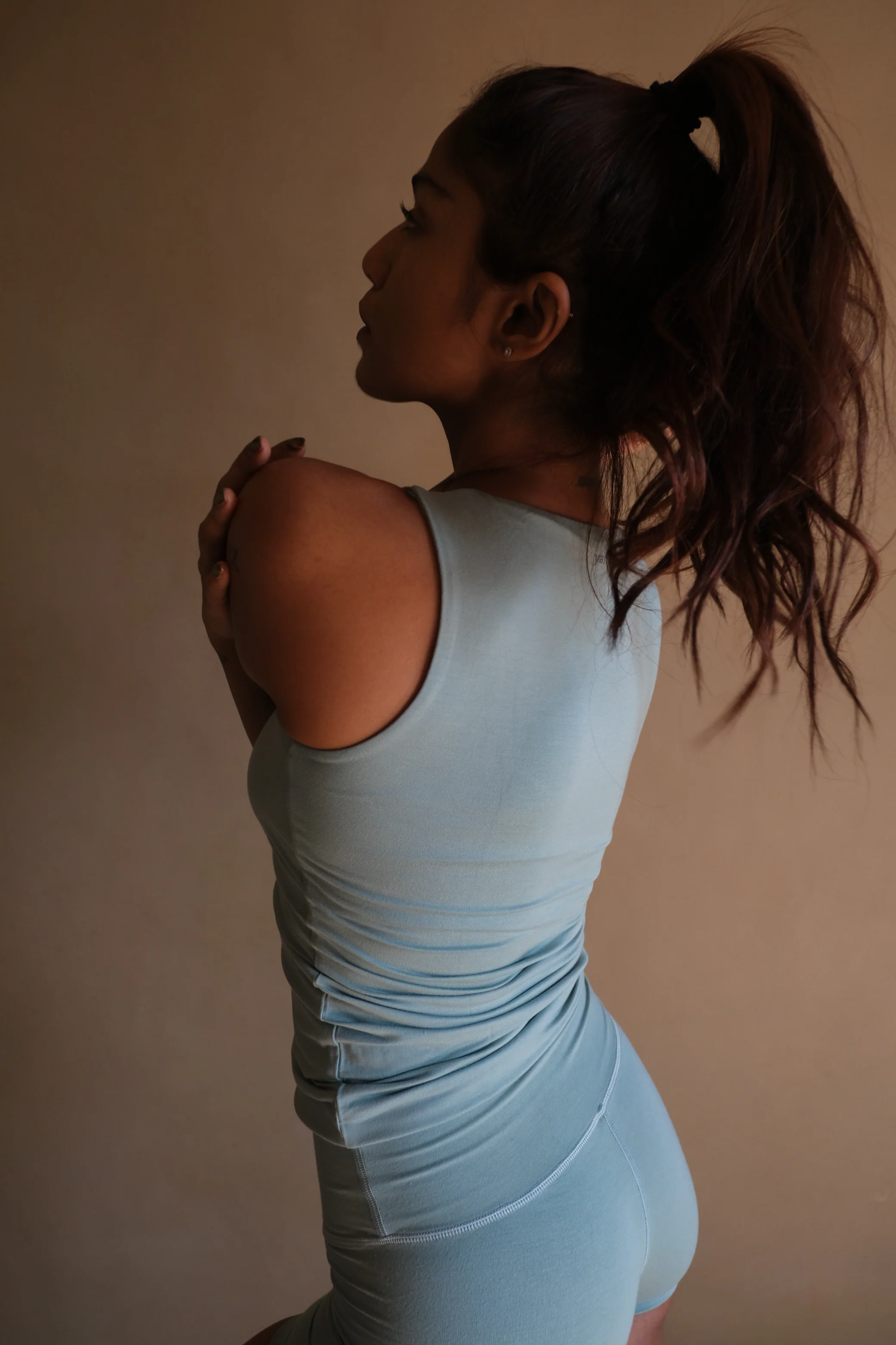 Aero Set Tank Top and Hot Shorts Surf Blue - Image 4