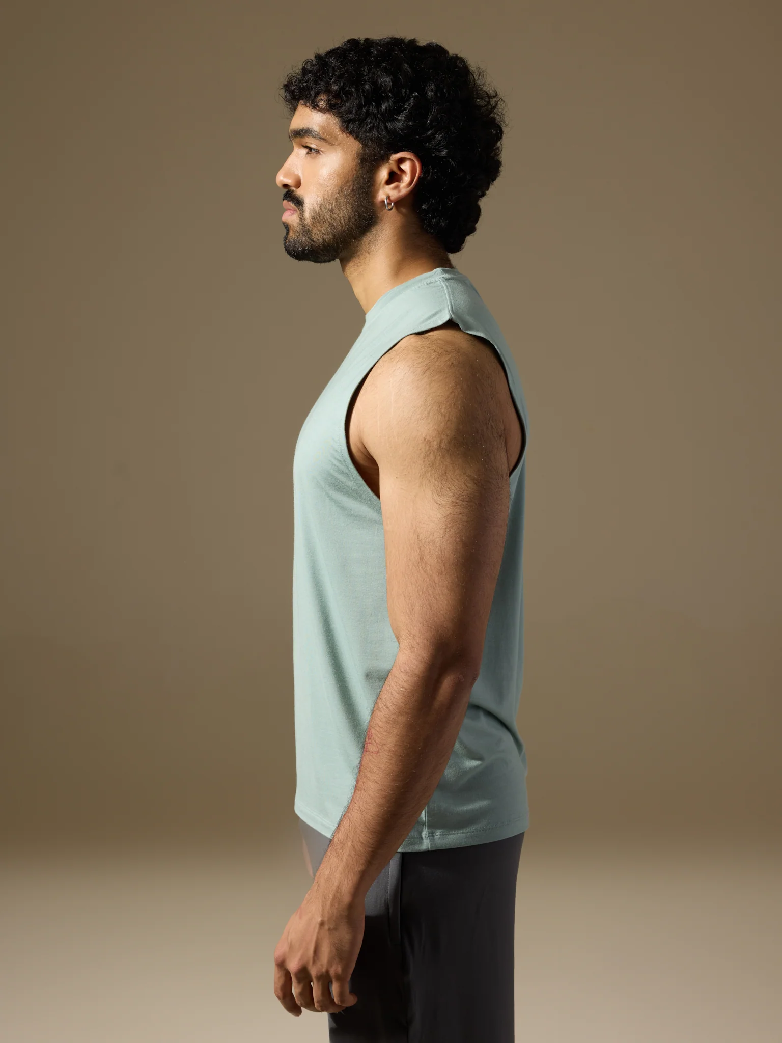 Aero Muscle Tank Surf Blue - Image 3