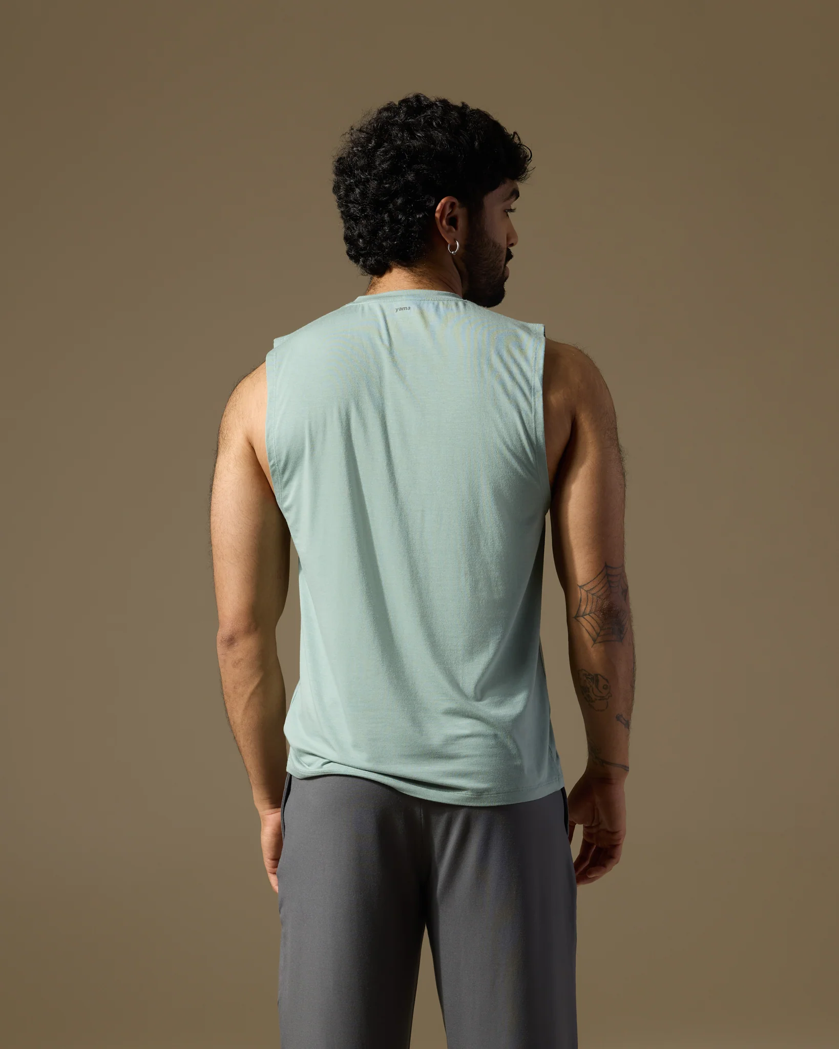 Aero Muscle Tank Surf Blue - Image 5