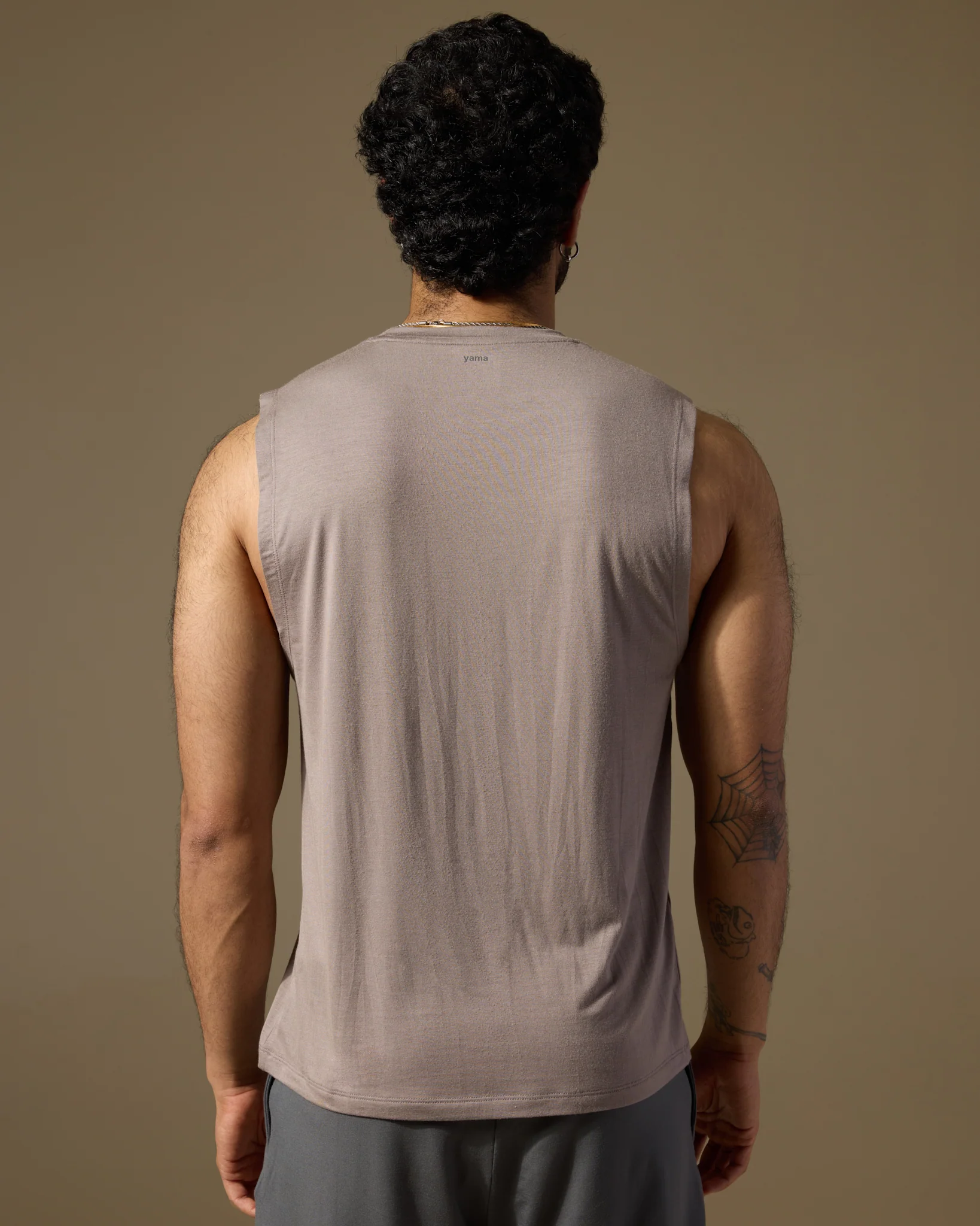 Aero Set Sand Grey Muscle Tee and Stone Grey Pants - Image 5