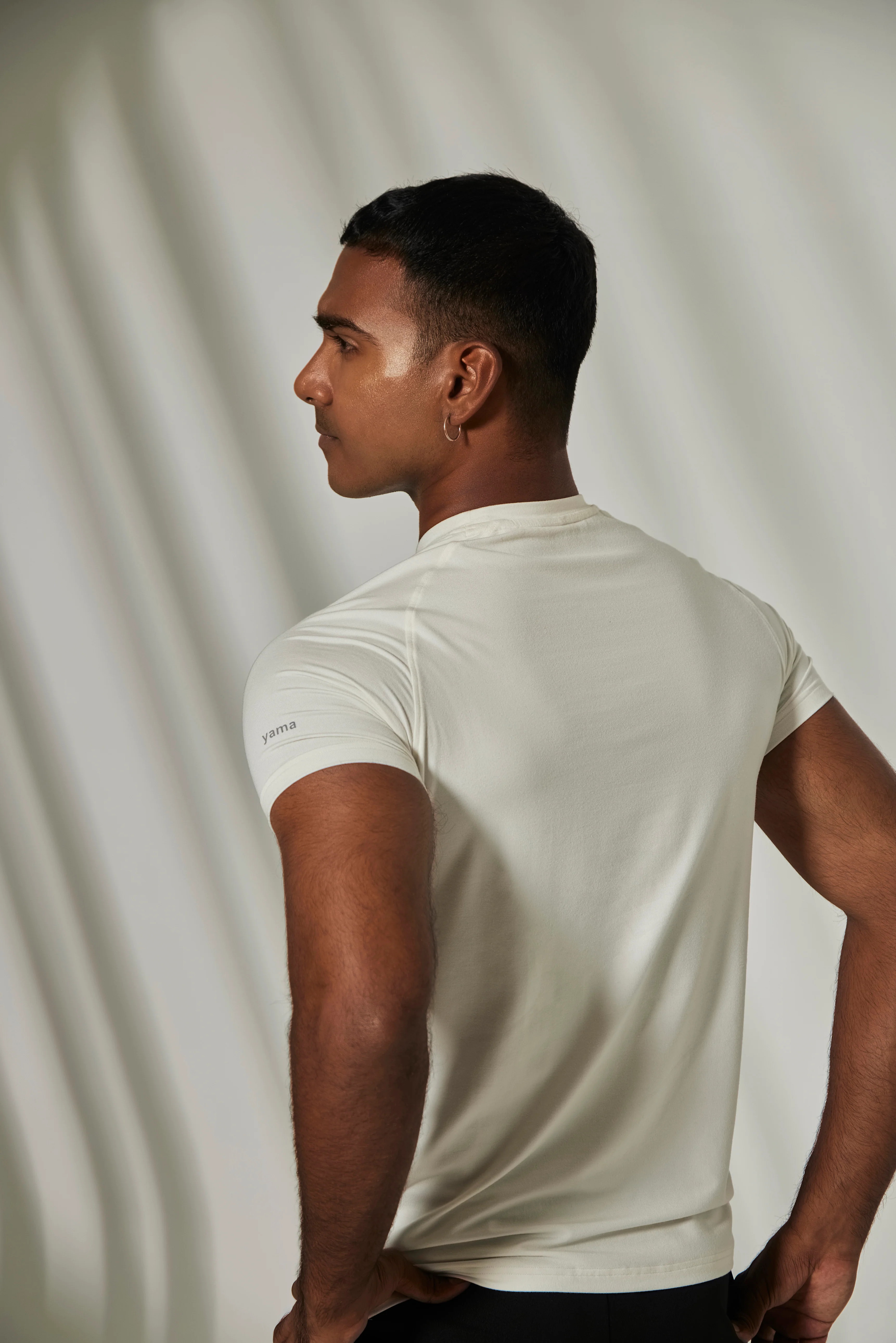 Aero Slim Fit Tee Short Sleeves Pure White - Image 3