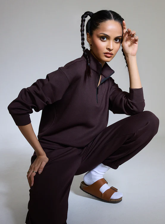 Aeroclouds Retreat Turtle Neck Pullover Espresso