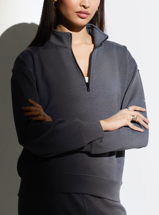 Aeroclouds Retreat Turtle Neck Pullover Stone Grey - Image 3