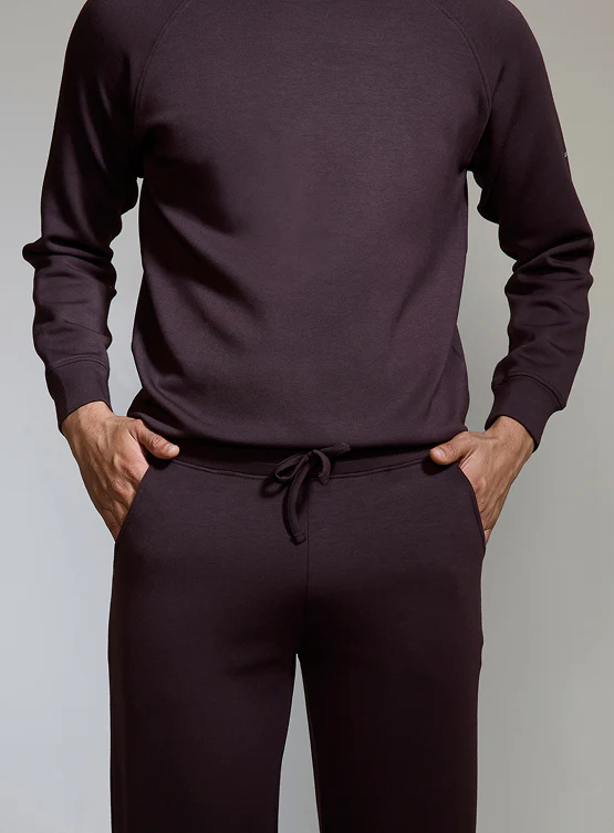 Aeroclouds Mens Retreat Crew Neck Espresso - Image 4