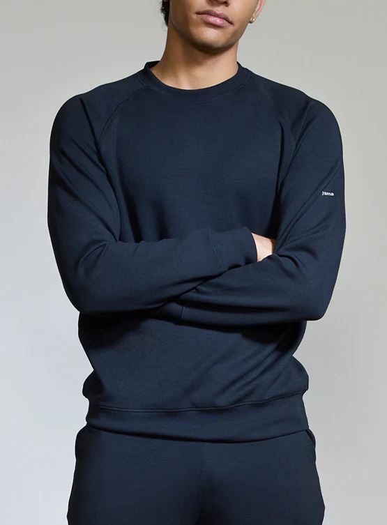 Aeroclouds Mens Retreat Crew Neck Black - Image 5