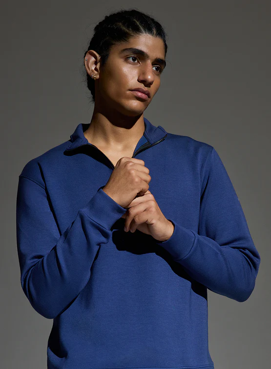 Aeroclouds Retreat Full Sleeve Pullover Luna Blue - Image 3