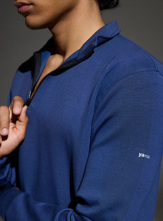 Aeroclouds Retreat Full Sleeve Pullover Luna Blue - Image 4