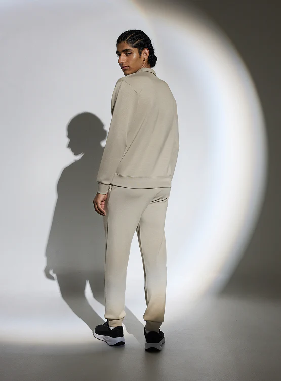 Aeroclouds Retreat Set Full Sleeve Pullover and Joggers Beige - Image 2