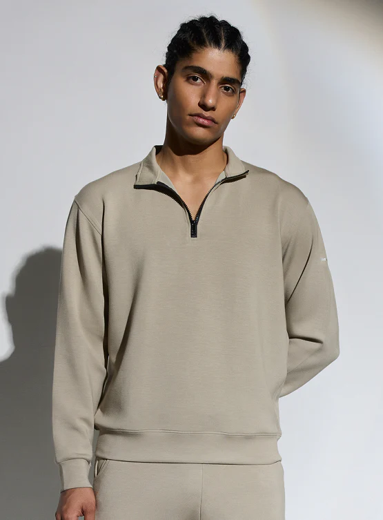 Aeroclouds Retreat Set Full Sleeve Pullover and Joggers Beige - Image 3