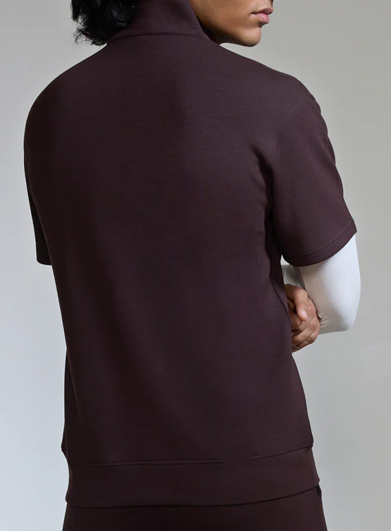 Aeroclouds Retreat Half Sleeve Pullover and Joggers Espresso - Image 5