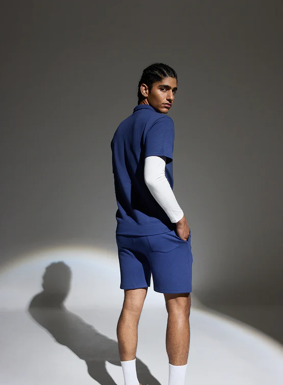 Aeroclouds Retreat Half Sleeves Pullover Luna Blue - Image 5