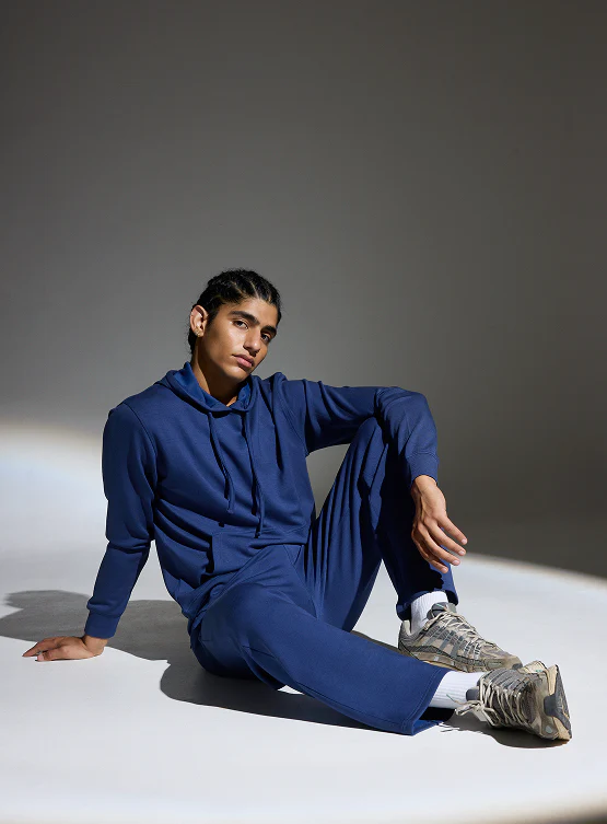 Aeroclouds Mens Retreat Hoodie Luna Blue - Image 5