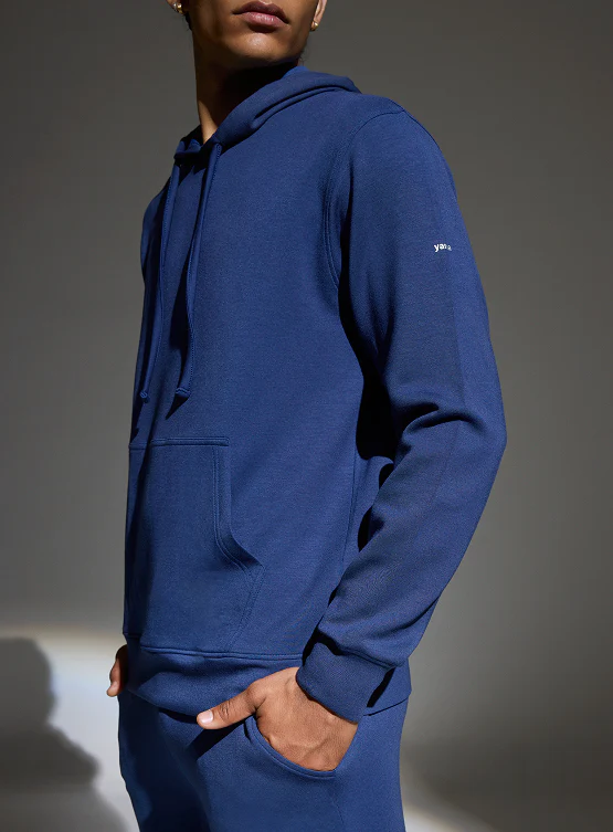 Aeroclouds Mens Retreat Hoodie Luna Blue - Image 3