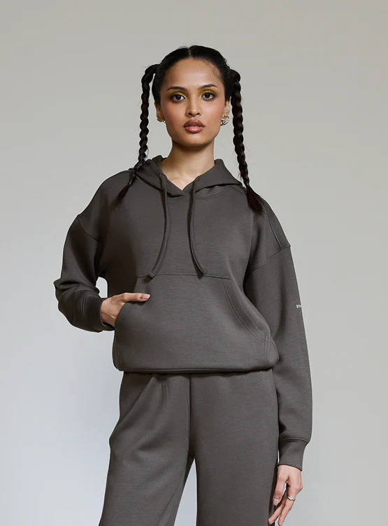 Aeroclouds Womens Retreat Hoodie Olive - Image 2