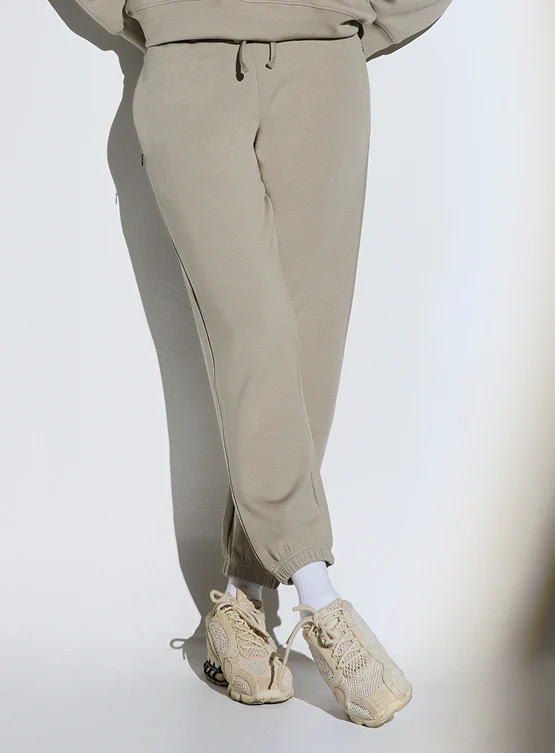 Aeroclouds Women's Retreat Jogger Pants Beige - Image 3