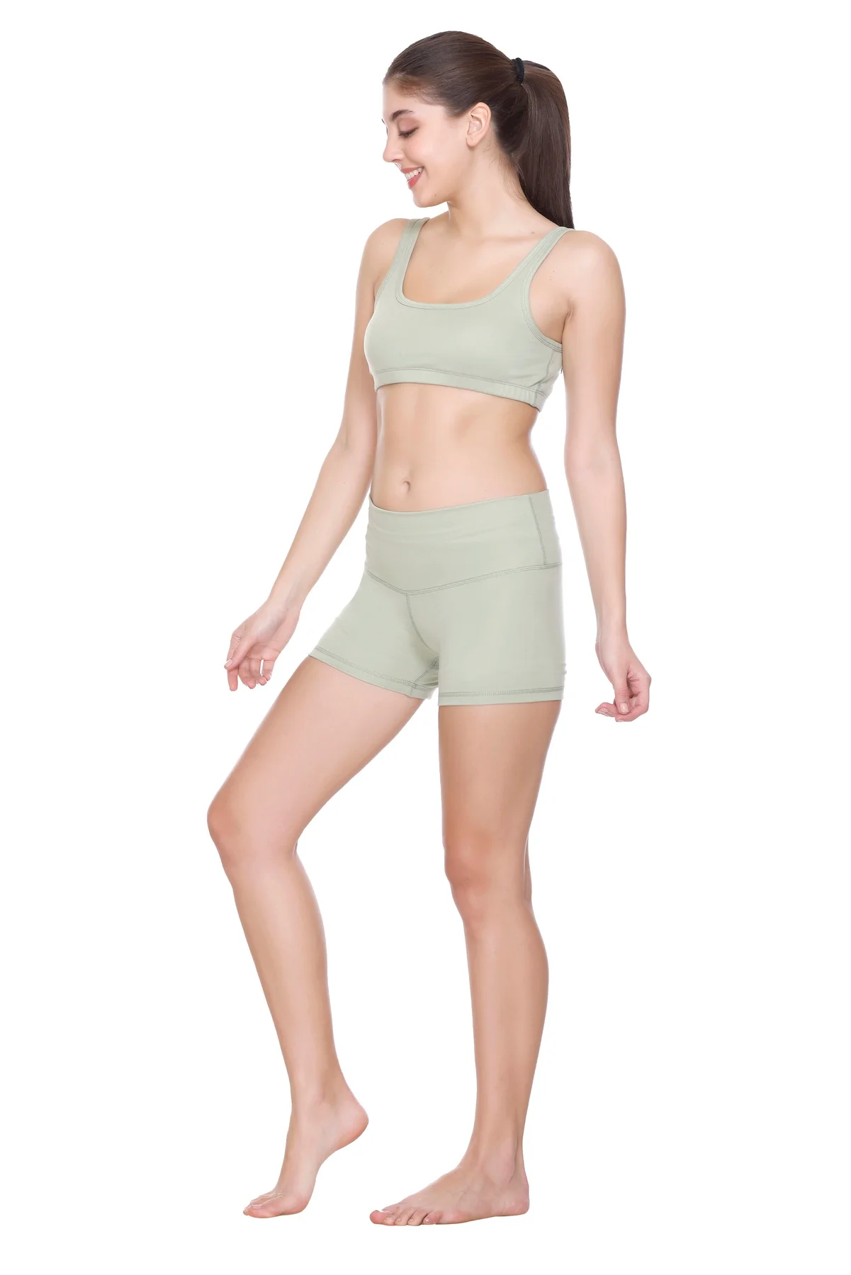 Flo Athletic Bra Tea Green - Image 3