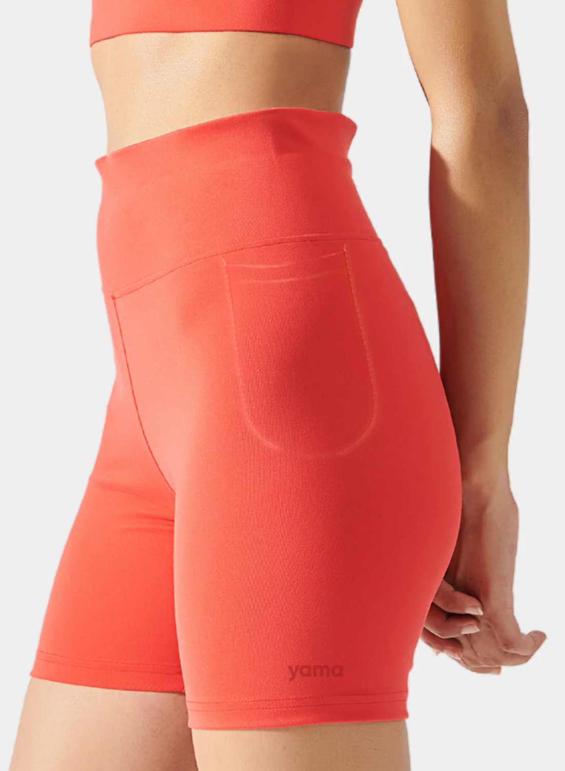 Flo Bike Short Fiery Coral - Image 3