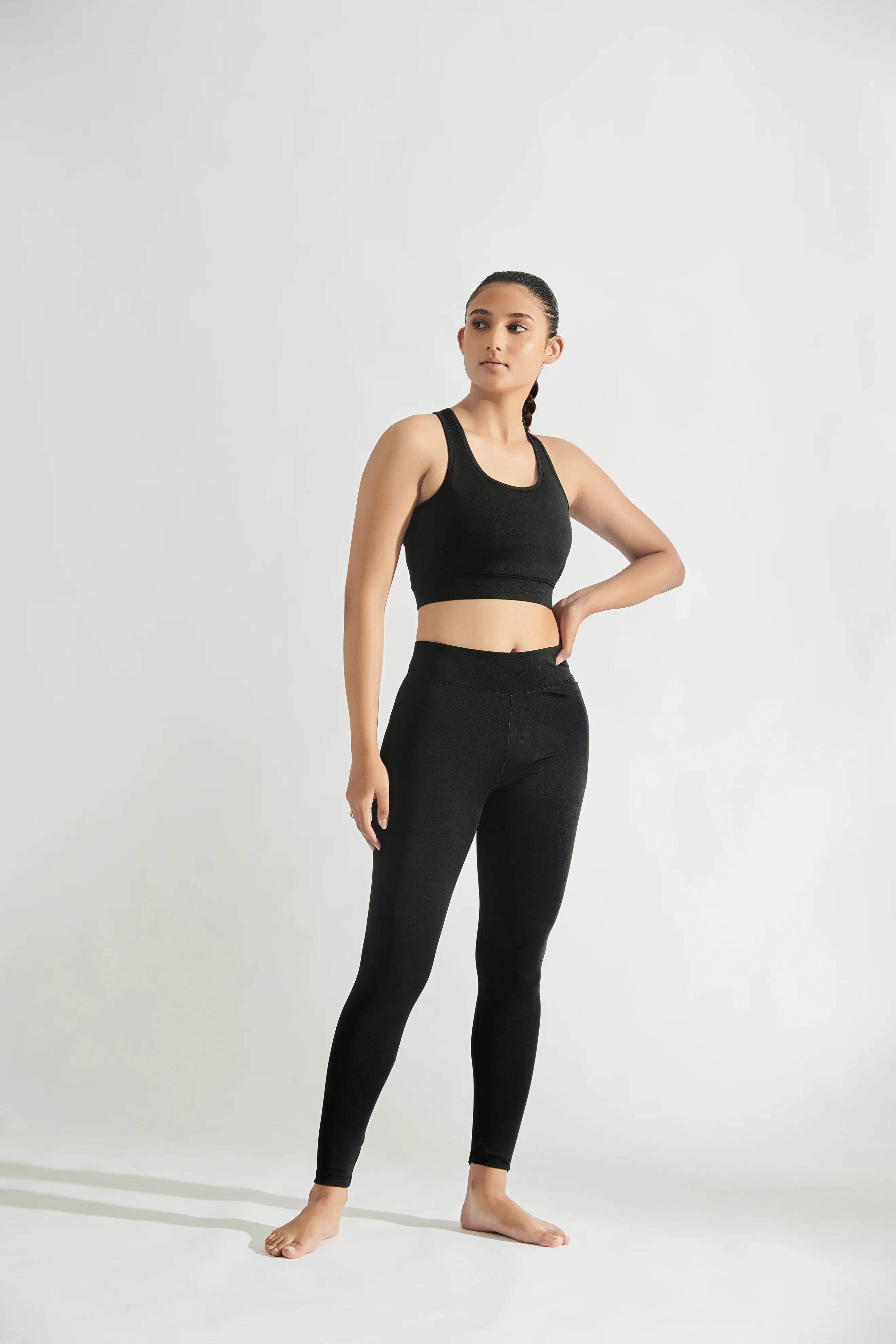 Flo Set Bra Top and Legging Midnight Black - Image 2