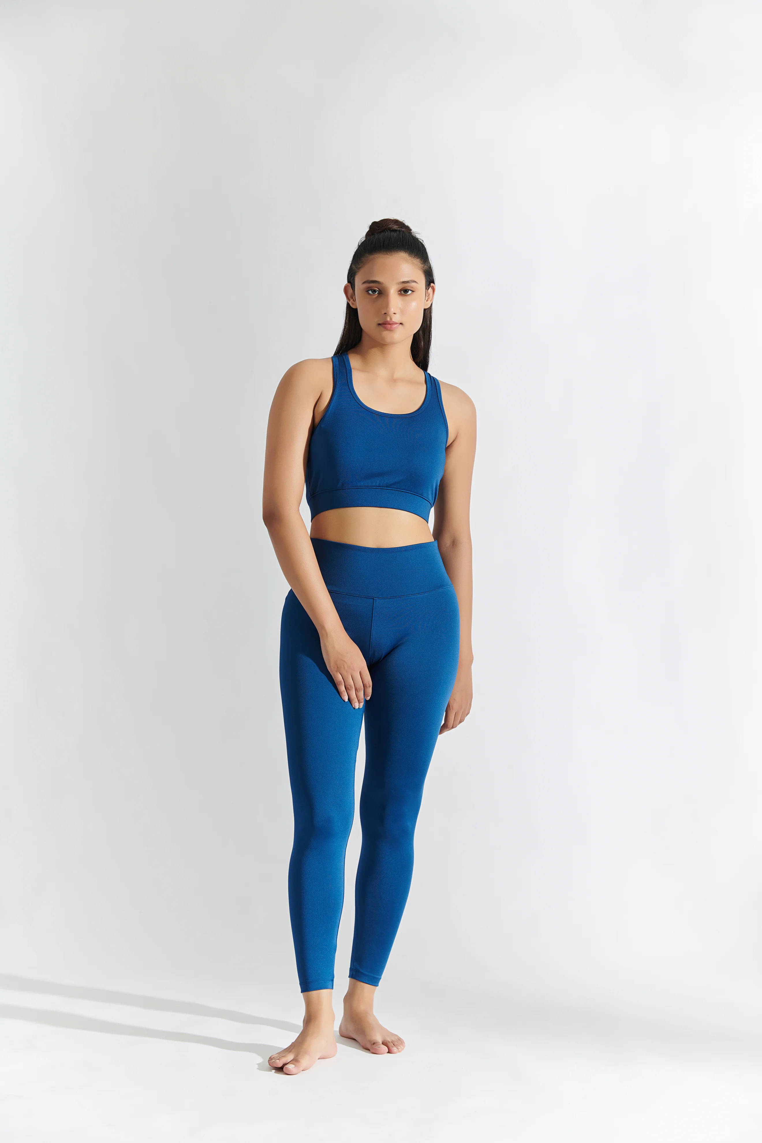 Flo Set Bra Top and Legging Navy Peony - Image 3