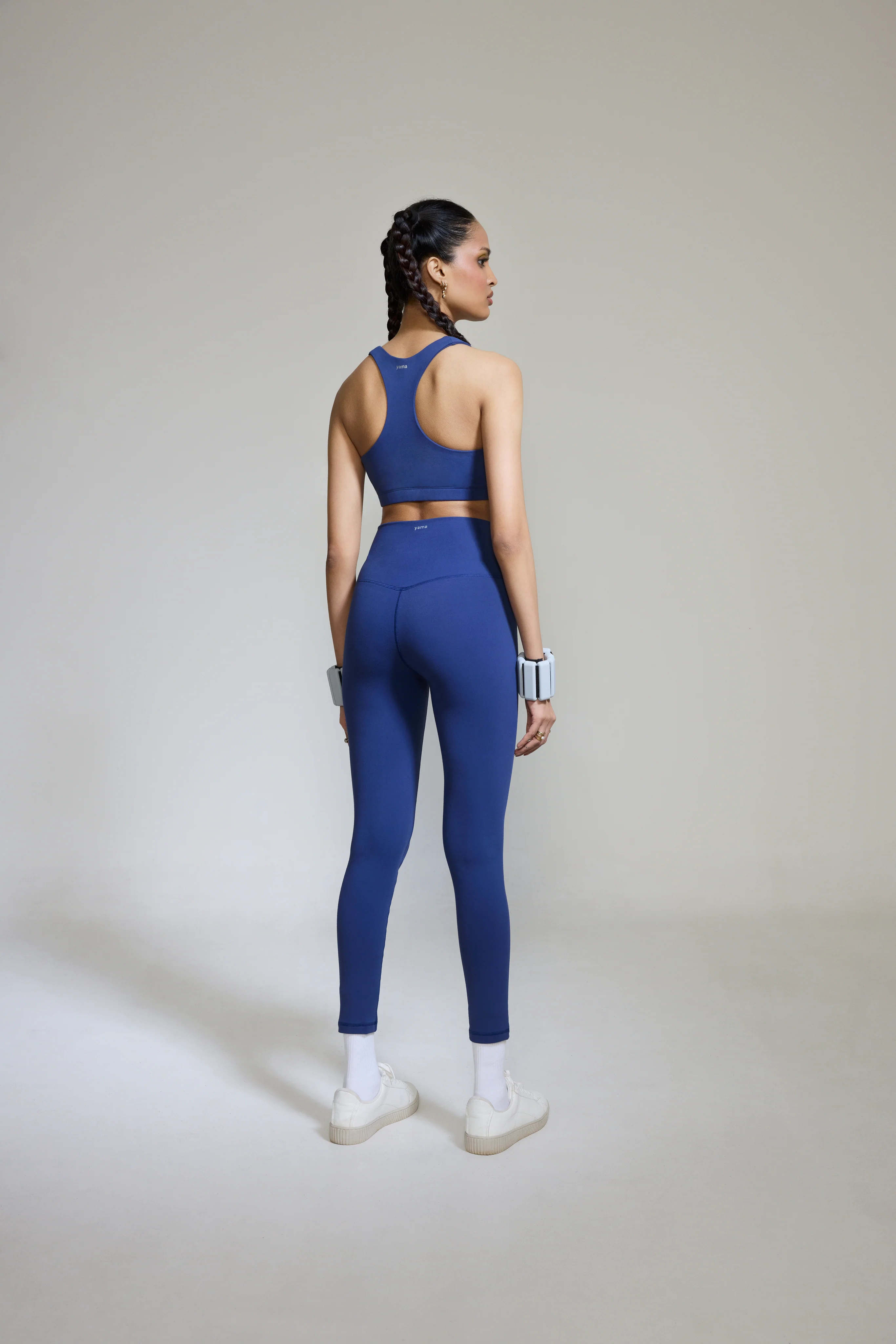 Intense Set Racer Back Bra and Leggings Luna Blue - Image 3